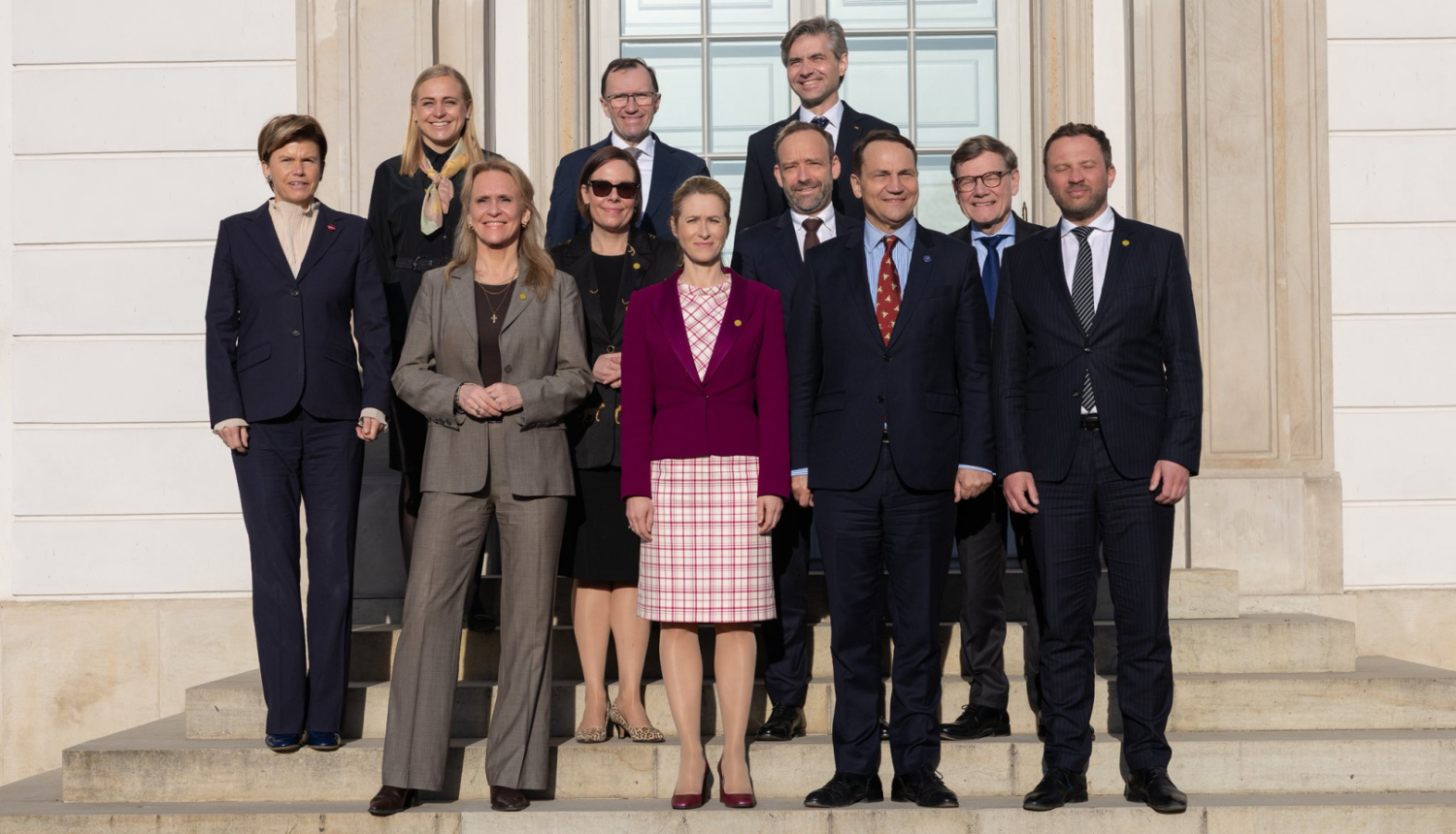 NB8 valstu ārlietu ministru un ES augstās pārstāves K. Kallasas kopbilde