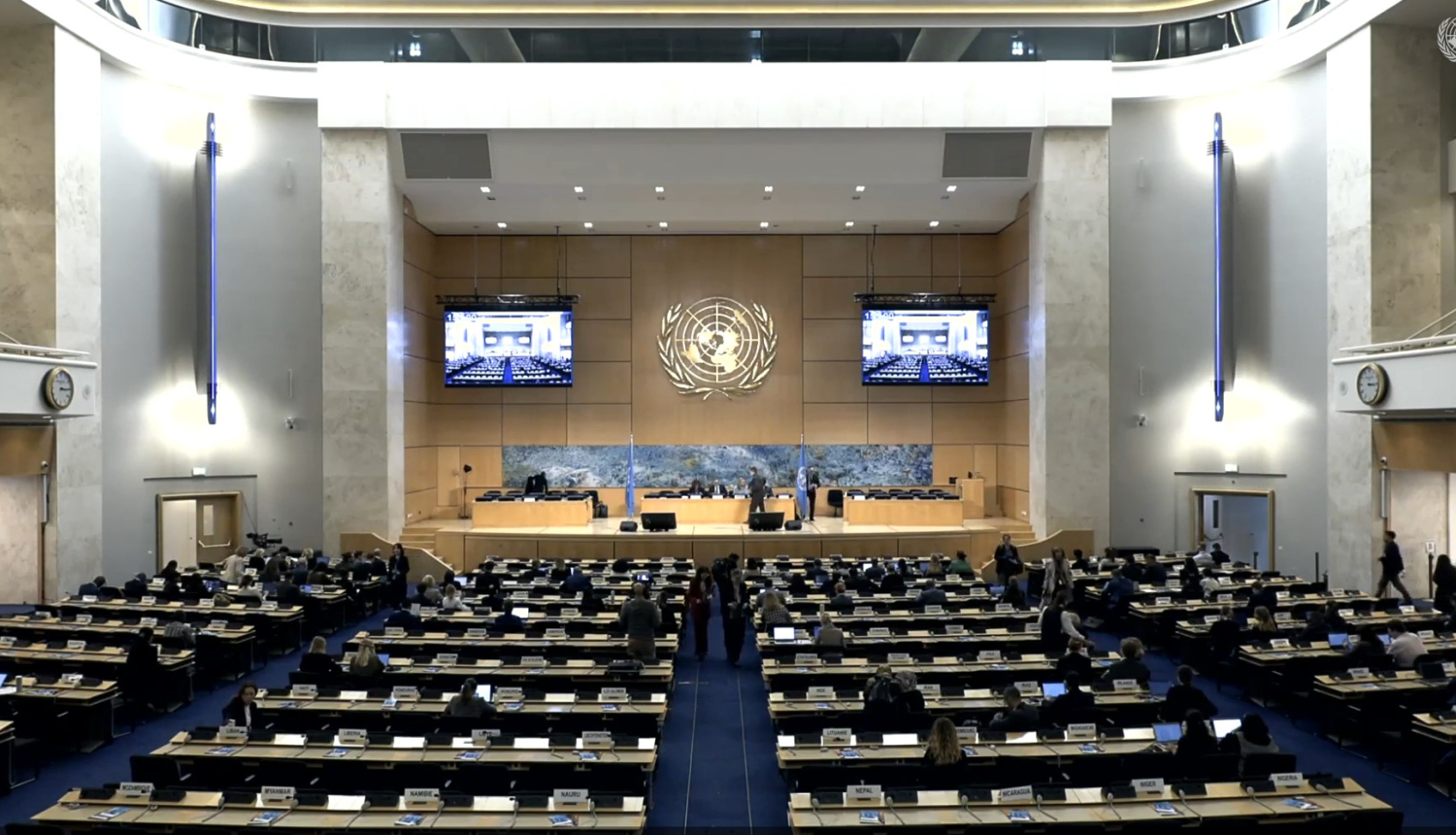 ANO Cilvēktiesību padomes sēde 2025. gada 22. septembrī Ženēvā