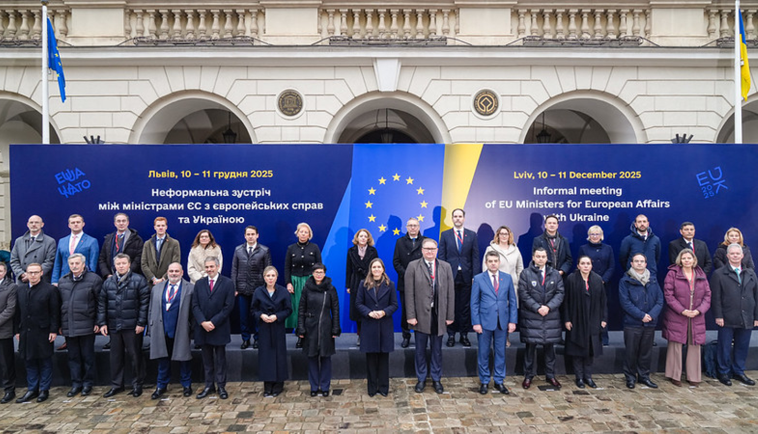 Eiropas Savienības Eiropas lietu ministru neformālās sanāksmes dalībnieku kopbilde