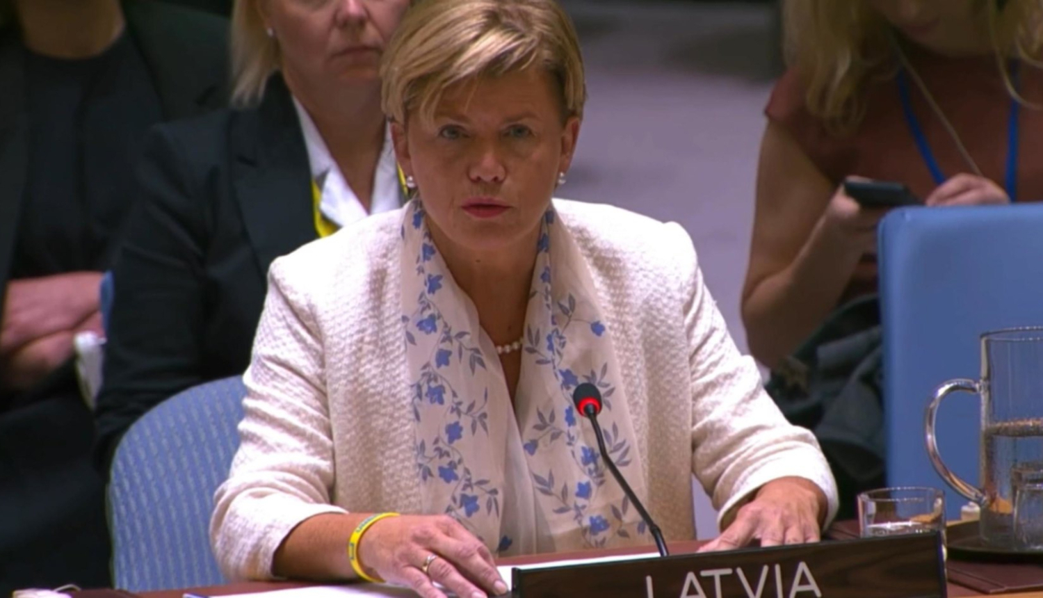 Baiba Braže ANO Drošības padomes ārkārtas sēdē