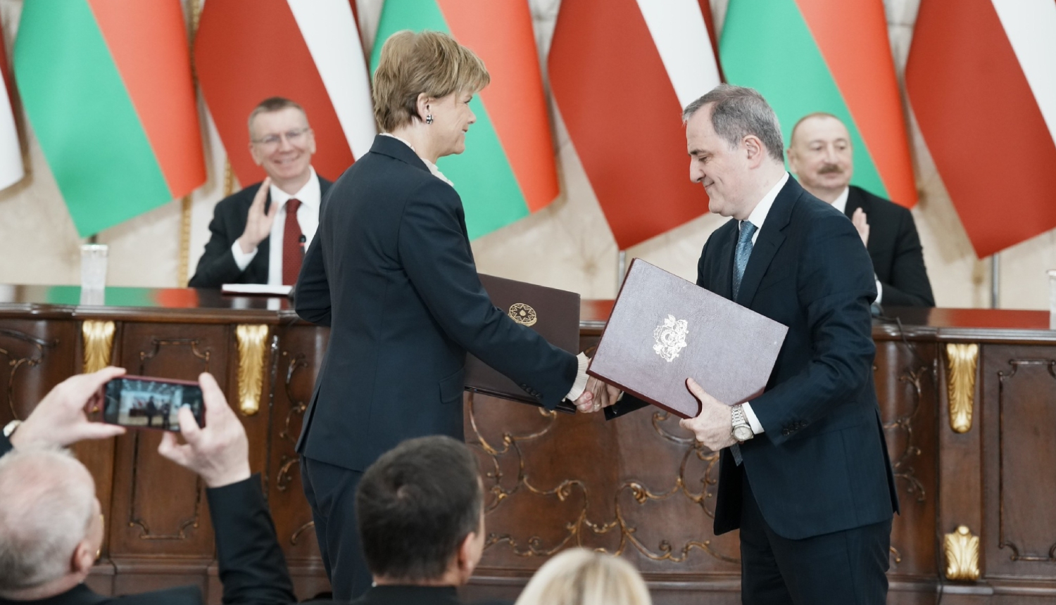 Ārlietu ministri paraksta Latvijas–Azerbaidžānas Ārlietu ministriju saprašanās memorandu