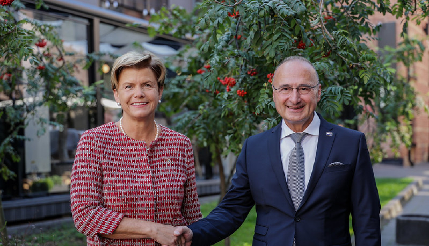 Baiba Braže un Gordan Grlić Radman