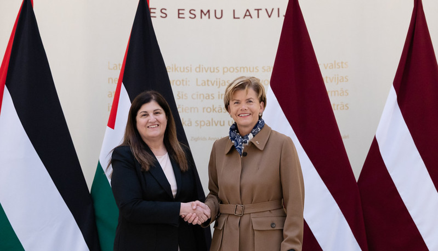 Baiba Braže and Varsen Aghabekian Shahin