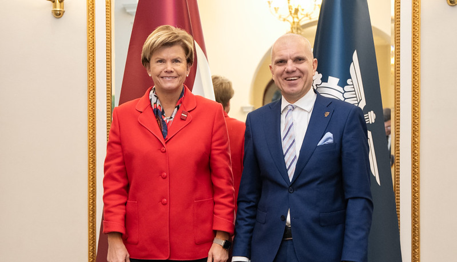 Baiba Braže tiekas ar LTRK pārstāvjiem