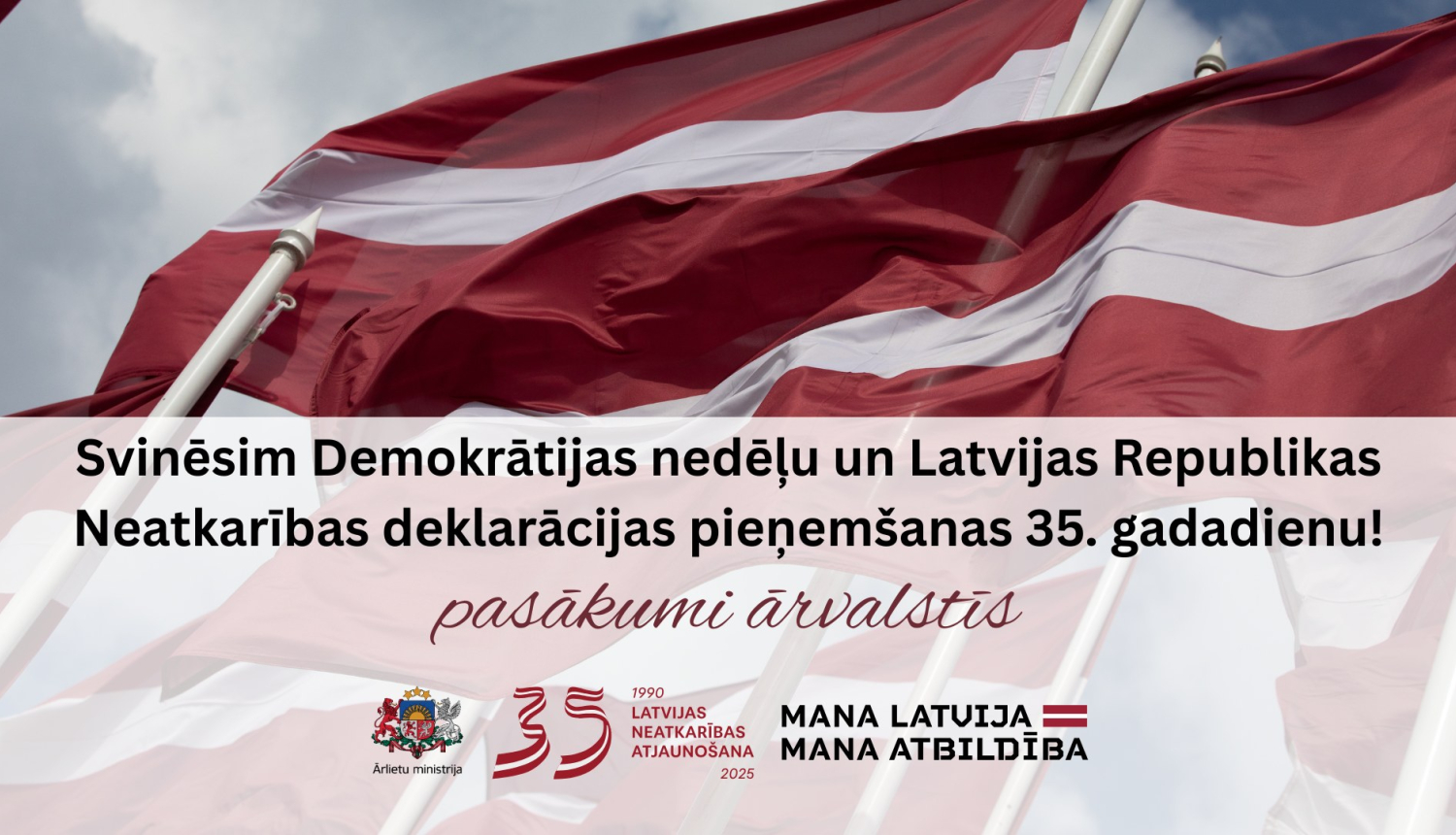 Demokrātijas nedēļas plakāts