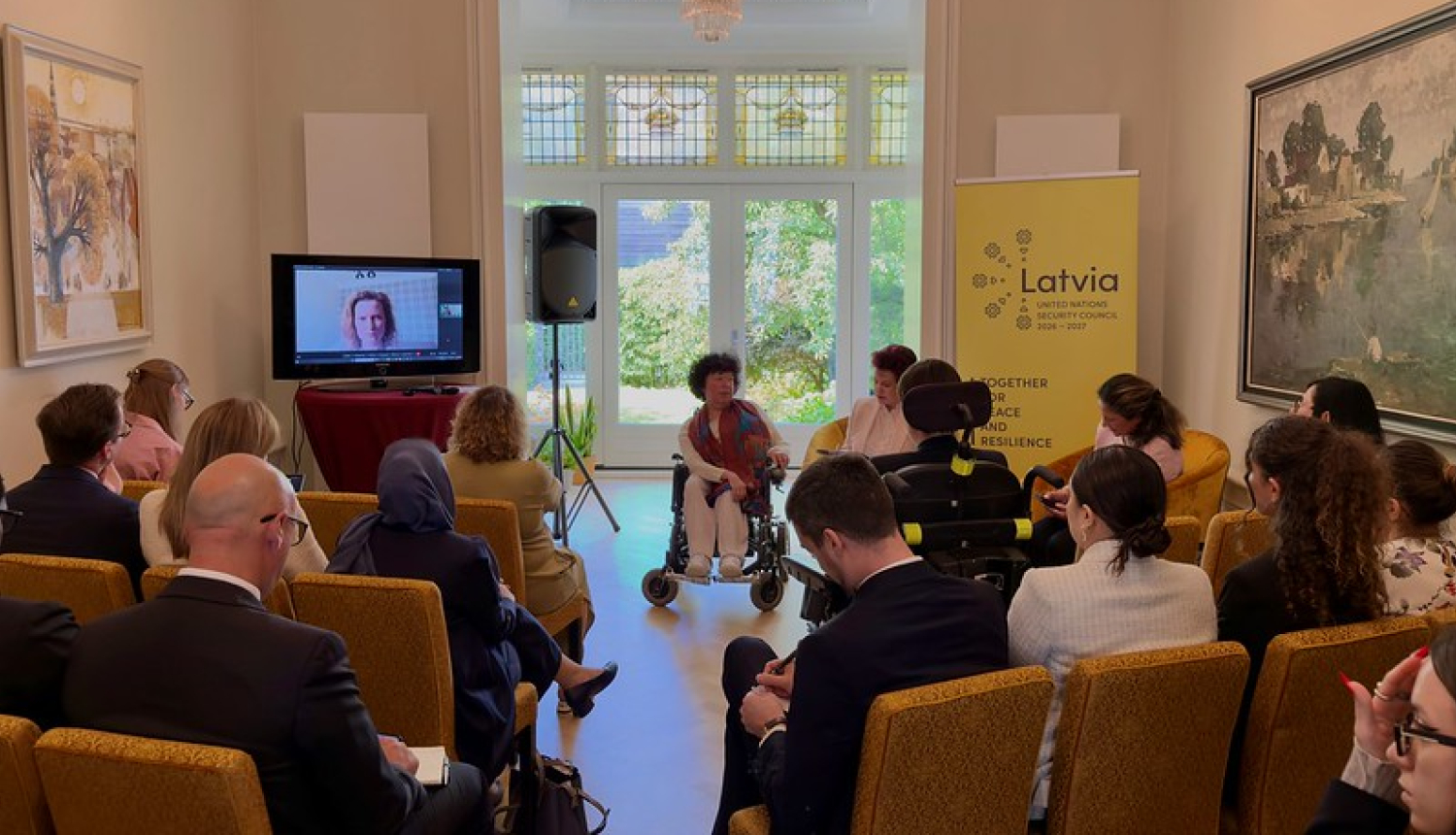 Diskusija par sieviešu ar invaliditāti lomu krīzes apstākļos