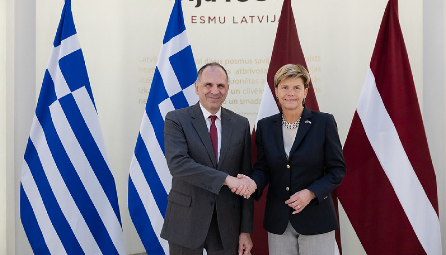 Giorgos Gerapetritis un Baiba Braže