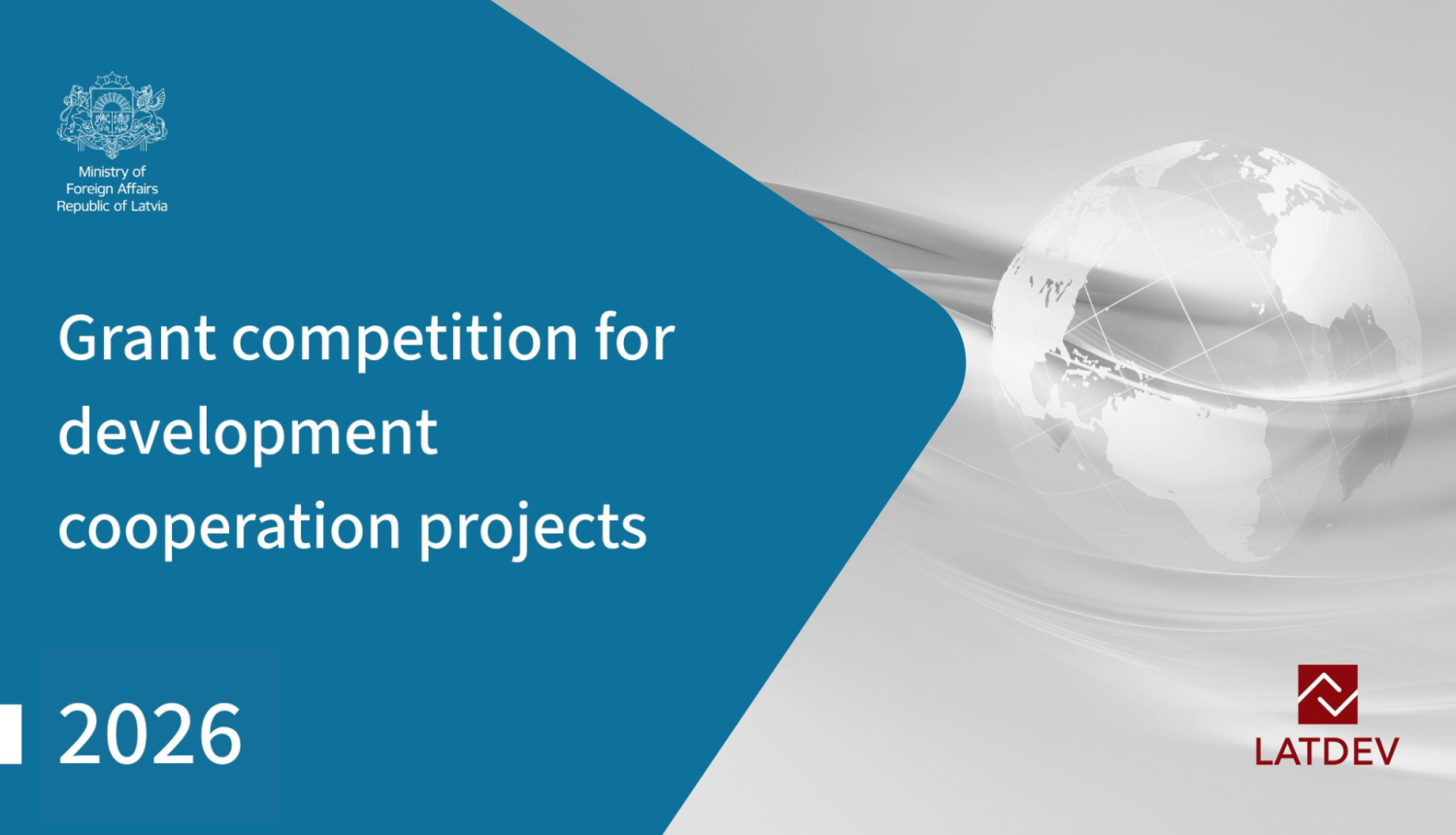 Grant competition for develpoment cooperation projects 2026