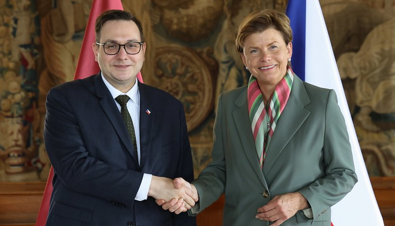 Jan Lipavský un Baiba Braže