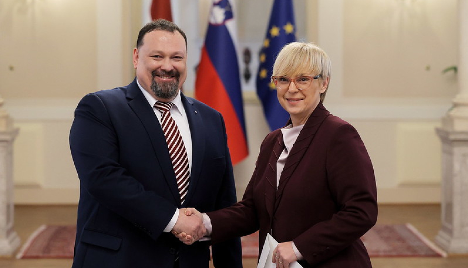 Jurijs Pogrebņaks un Nataša Pirc Musar