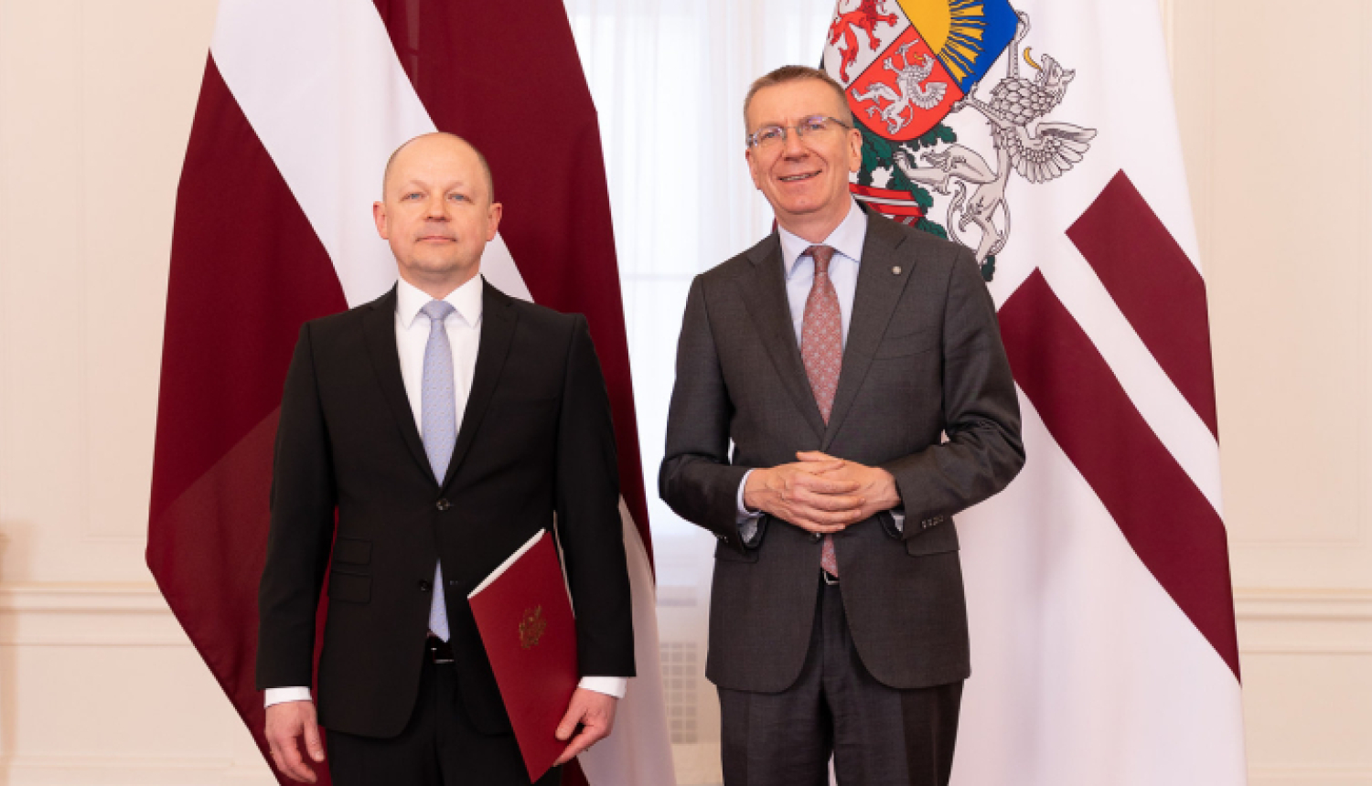 Vēstnieks Juris Pēkalis un Valsts prezidents Edgars Rinkēvičs