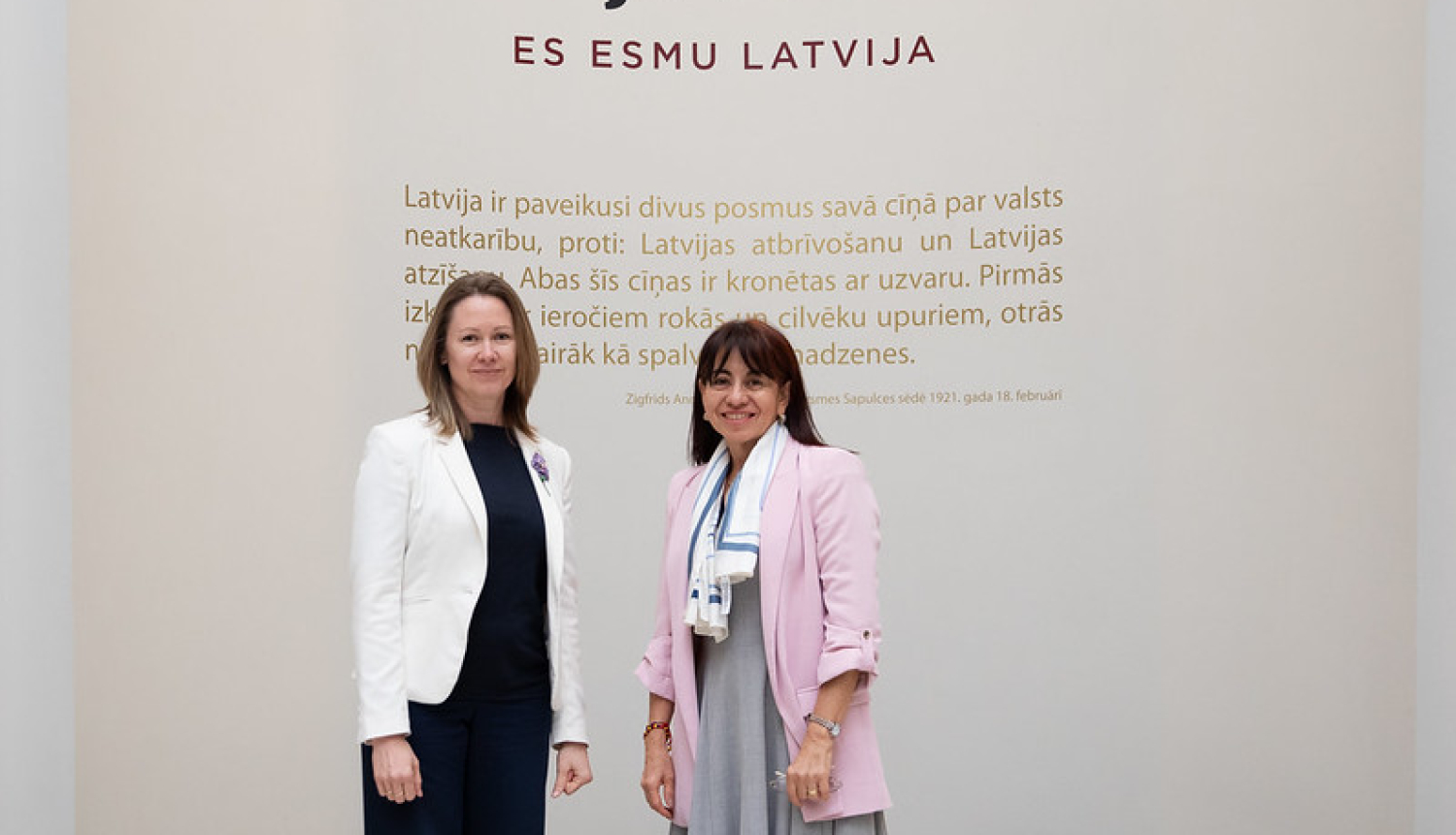 Katarina Plātere un Patrīcija Kortesa Ortiza