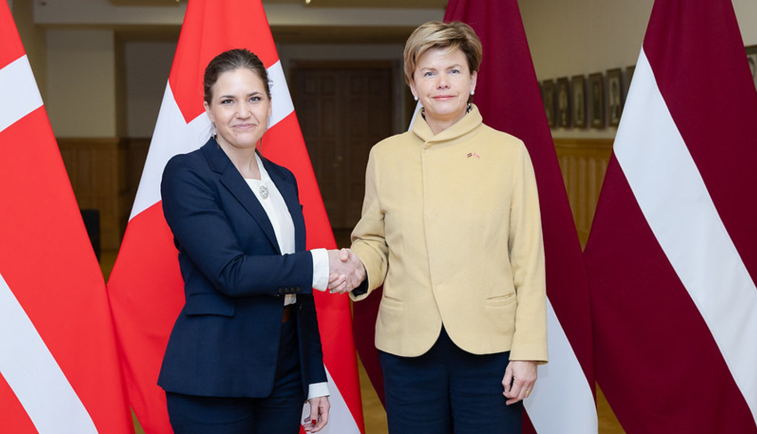 Marie Bjerre un Baiba Braže