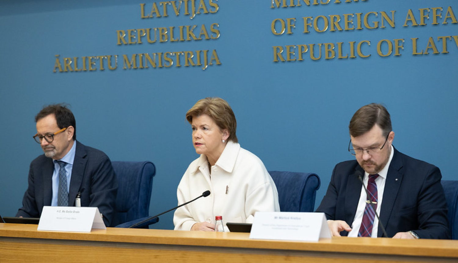 Baiba Braže uzrunā “ES–Mercosur tirdzniecības nolīgums: jautājumi un atbildes” pasākuma dalībniekus