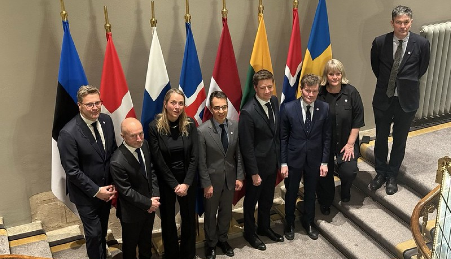 NB8 Ārlietu ministriju politisko direktoru sanāksmes dalībnieku kopbilde