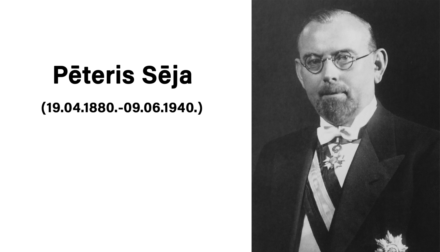 19. aprīlī aprit 140 gadu, kopš dzimis ārkārtējais sūtnis un pilnvarotais ministrs  Pēteris SĒJA