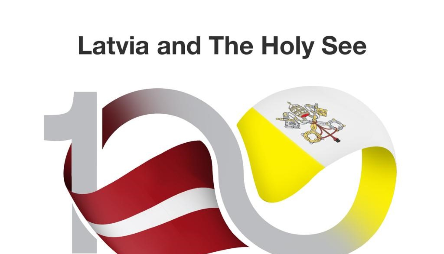 A postal stamp issued to mark the centenary of the Concordat between the Republic of Latvia and the Holy See 