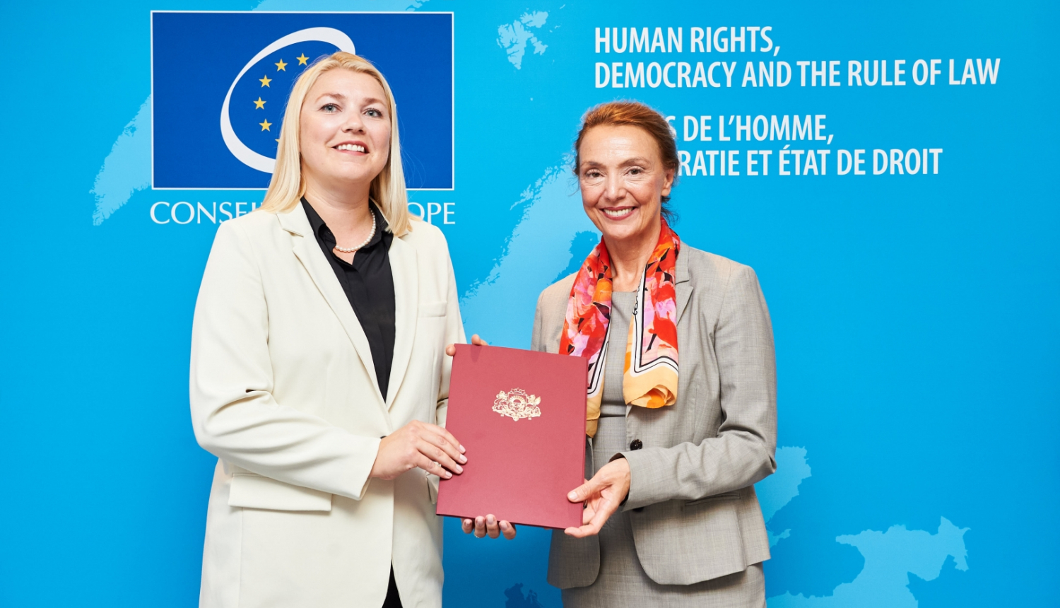 Agnese Vilde iesniedz akreditācijas vēstuli Marija Pejčinović Burić