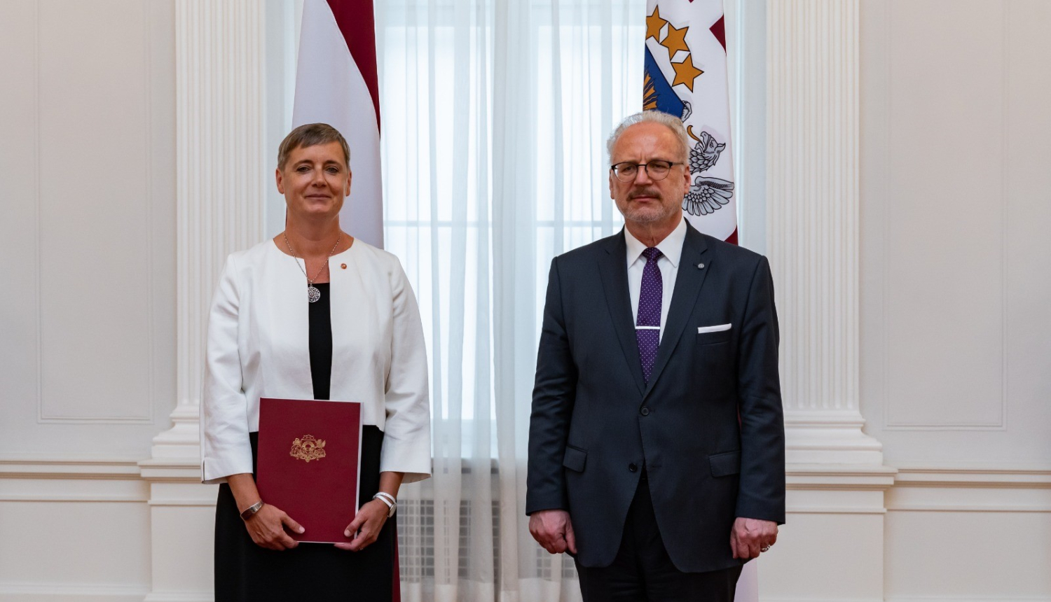 Akreditācijas vēstuli saņem nākamā vēstniece Vācijā Alda Vanaga