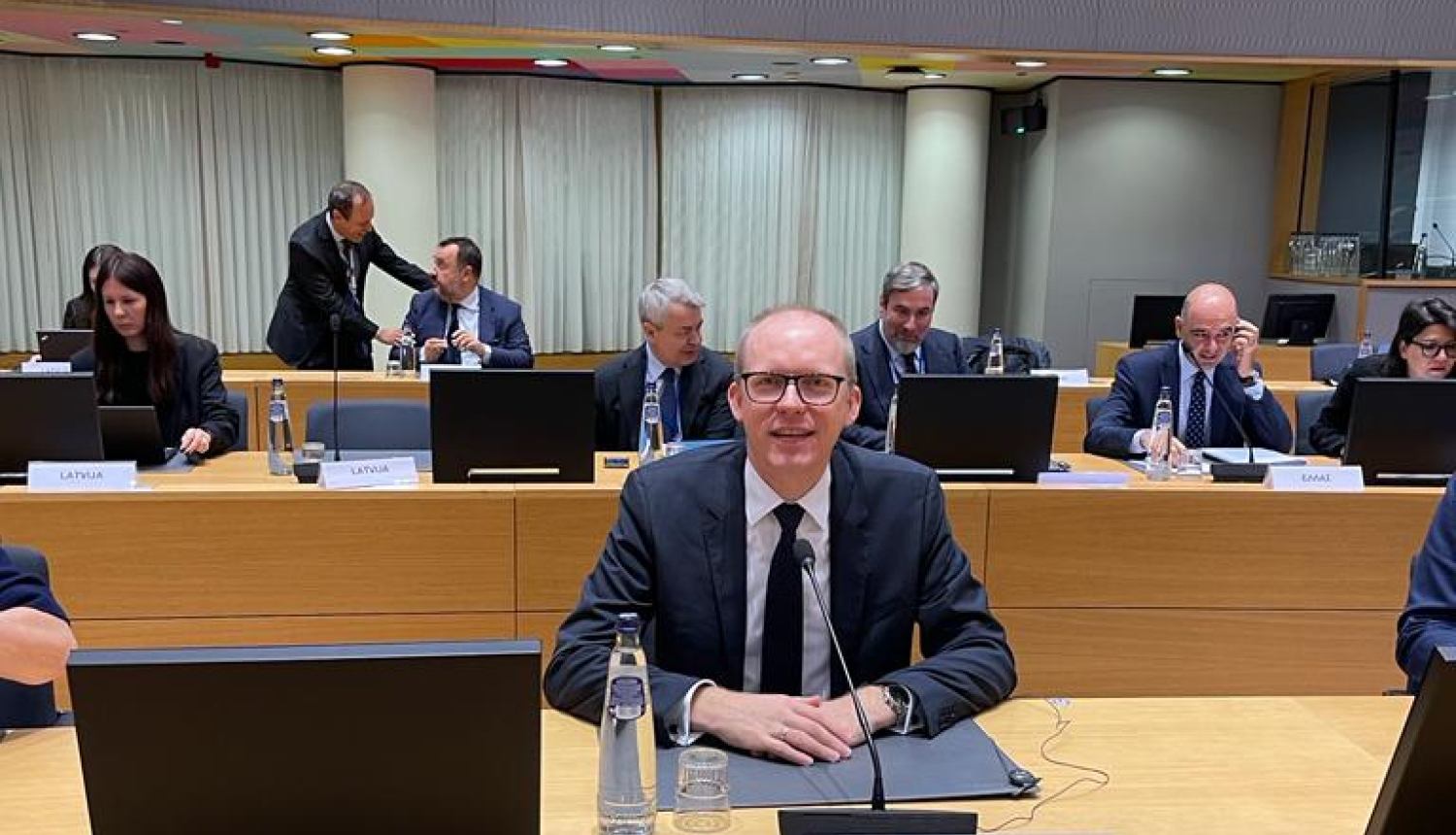 Andris Pelšs piedalās Eiropas Savienības (ES) Vispārējo lietu padomes sanāksmē