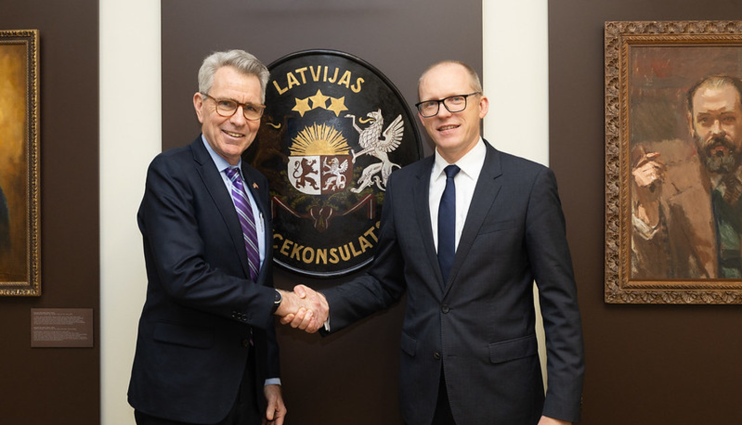 Valsts sekretārs Andris Pelšs tiekas ar ASV valsts sekretāra palīgu enerģētikas resursu jautājumos Džefriju Paiatu (Geoffrey Pyatt)