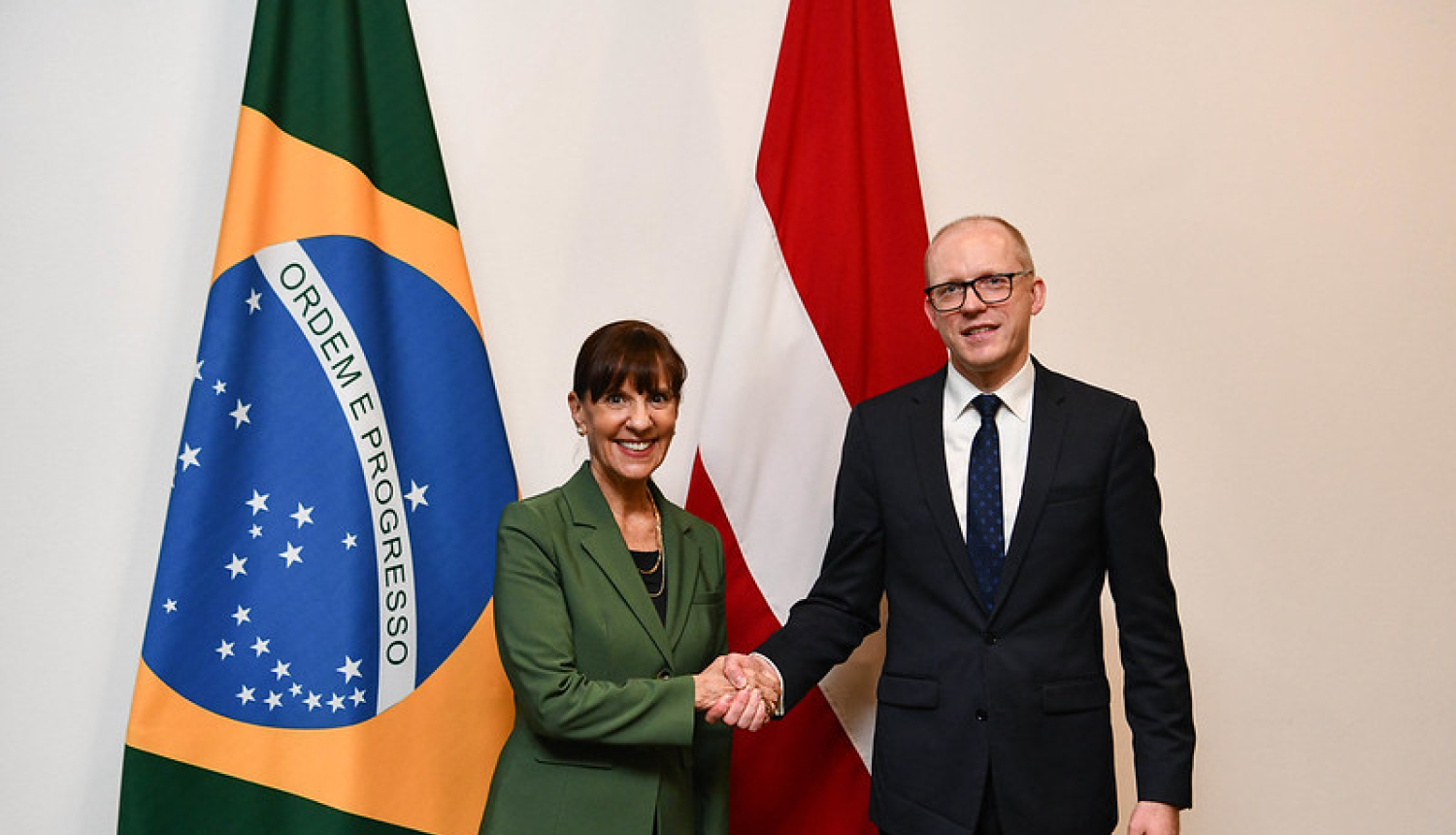 Ārlietu ministrijas valsts sekretārs Andris Pelšs tiekas ar Brazīlijas Ārlietu ministrijas Eiropas un Ziemeļamerikas jautājumu sekretāri Mariju Luīzu Eskorelu de Moraisu (Maria Luisa Escorel de Moraes)