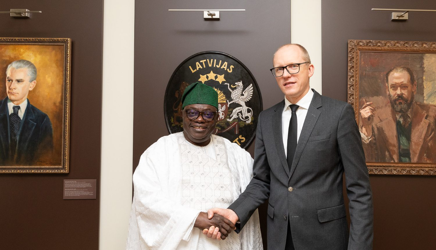Valsts sekretārs pieņem Nigērijas vēstnieku atvadu vizītē