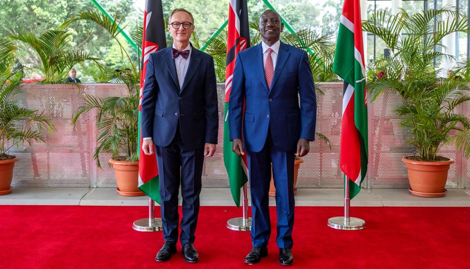 Andris Razāns un William Ruto