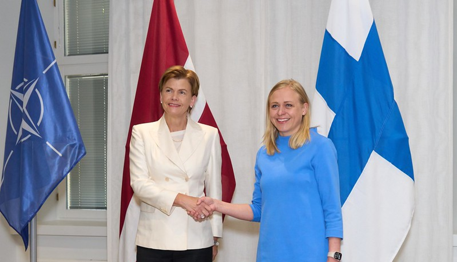 Baiba Braže un Elina Valtonen