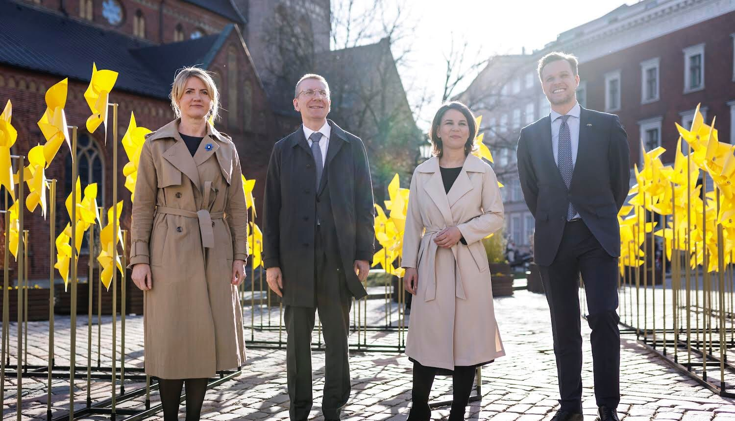 Baltijas valstu un Vācijas ārlietu ministri pauž nelokāmu atbalstu Ukrainai 