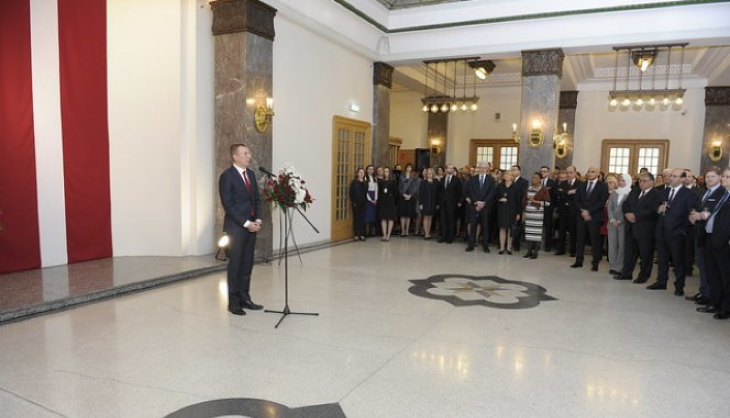 Ārlietu ministrijā atzīmē Latvijas Republikas starptautiskās de iure atzīšanas 96. gadadienu