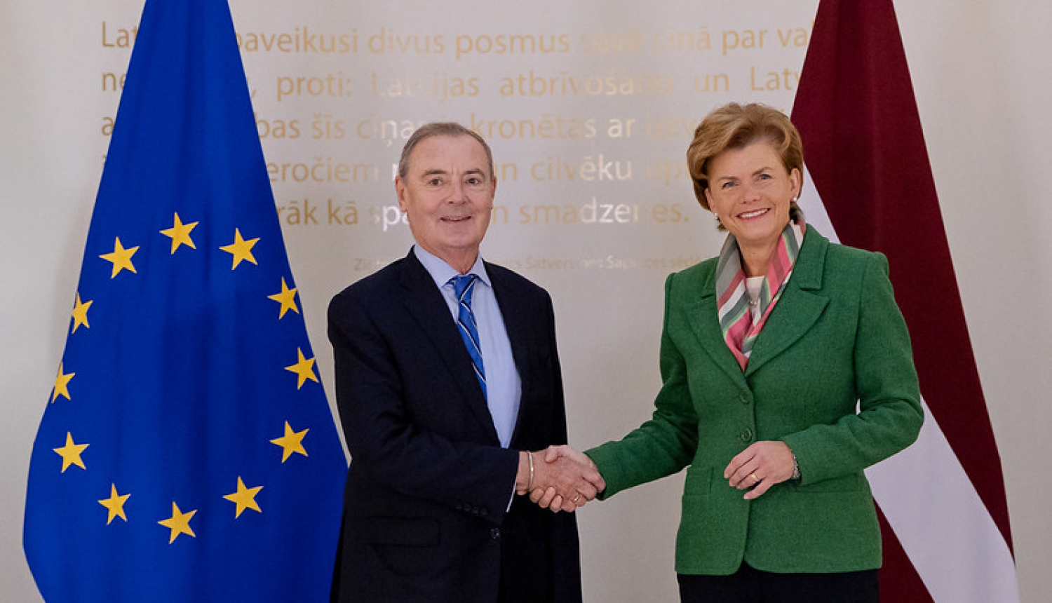 Deivids O'Salivans un Baiba Braže spiež roku