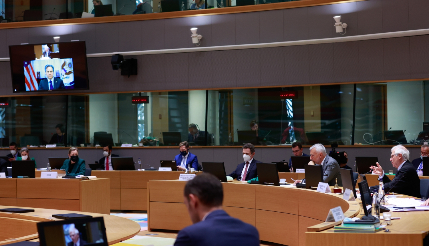  Eiropas Savienības (ES) Ārlietu un Vispārējo lietu padomju sanāksmēs Beļģijā