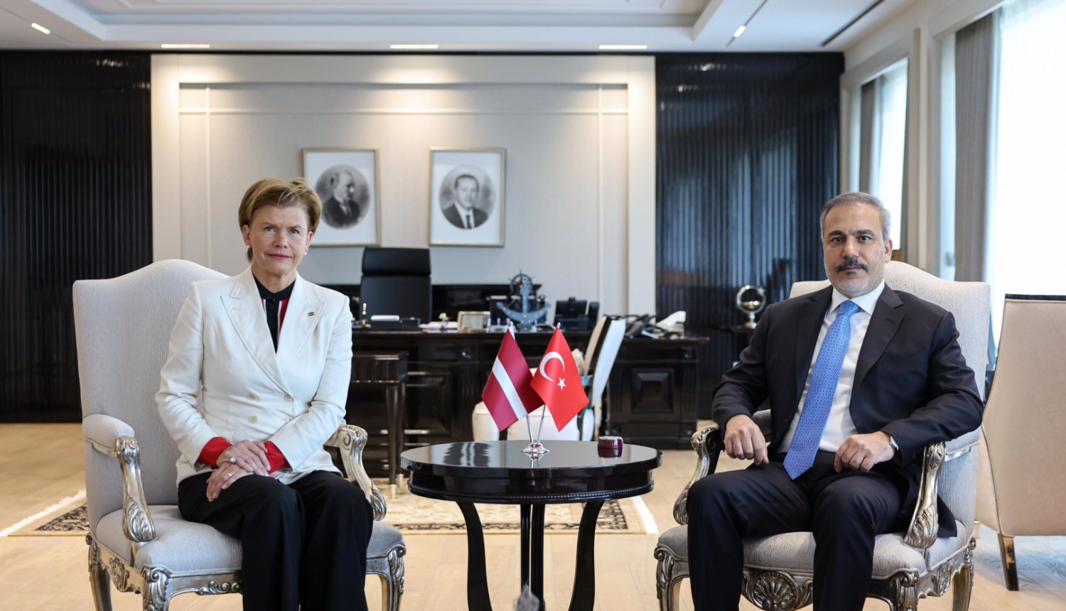 B.Braže un Turcijas ārlietu ministrs. 22.10.2024