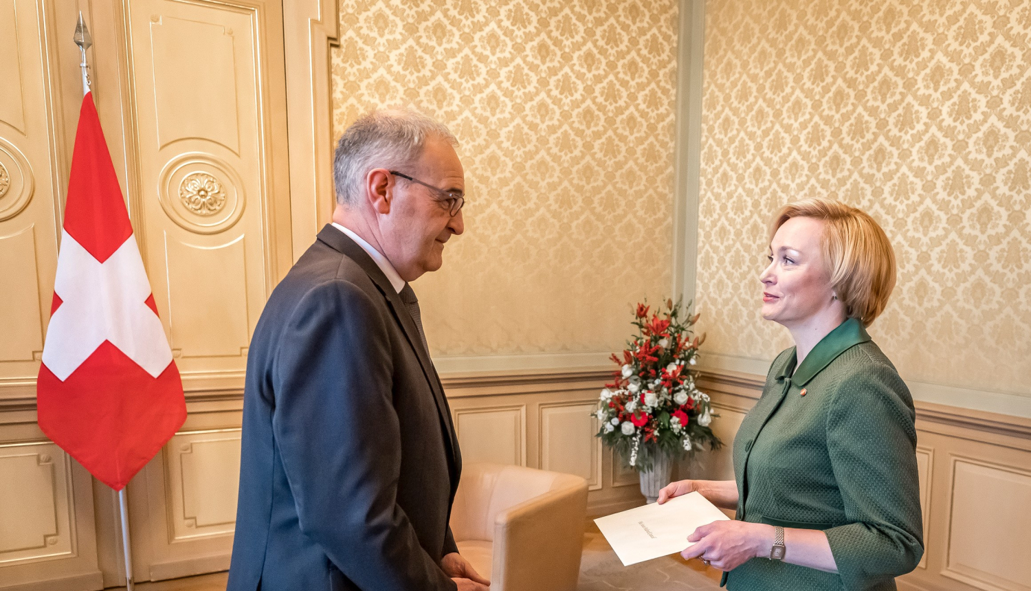 Gunas Japiņas akreditācija Šveicē 