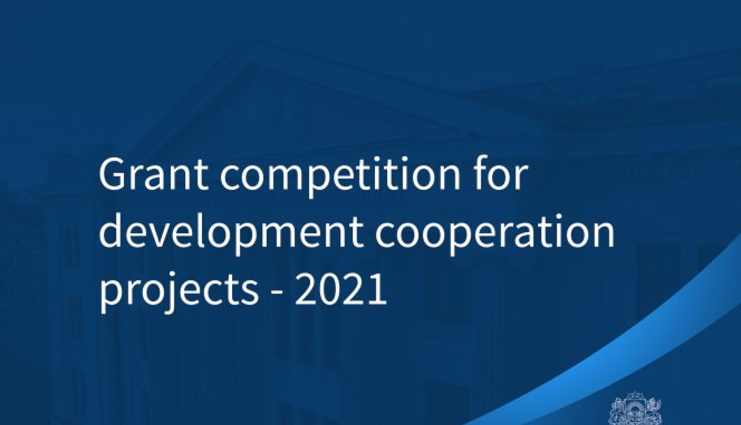 Grant Competition for Development Cooperation Projects