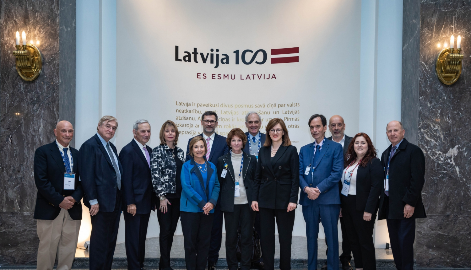 Parlamentārā sekretāre pārrunā ar ASV Amerikas Ebreju komitejas delegāciju 