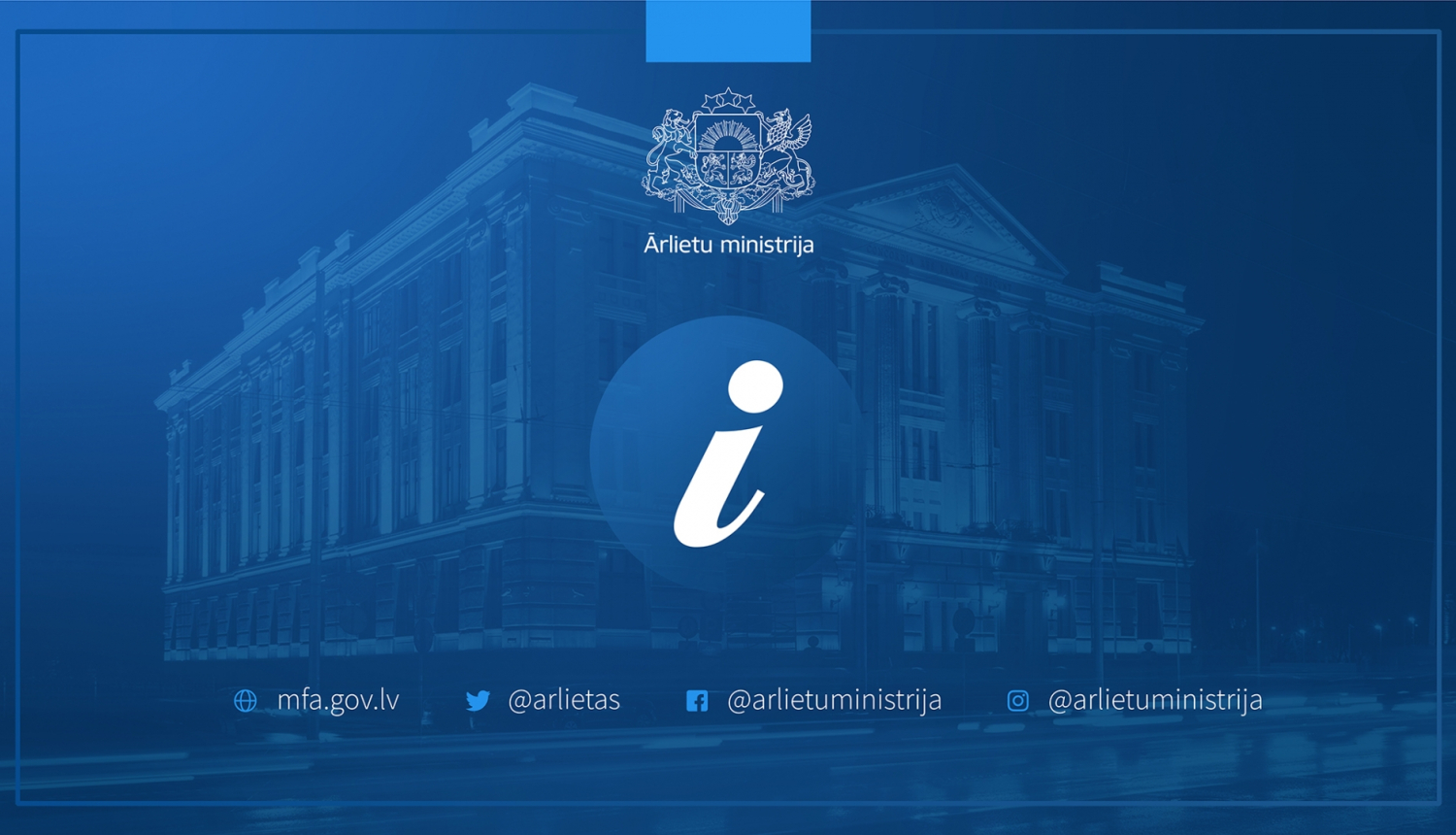 Zila informācijas zīme