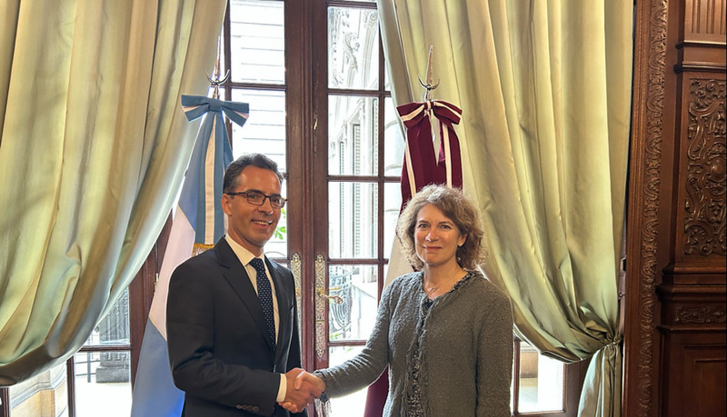 Ivars Lasis un Marcia Rosa Levaggi