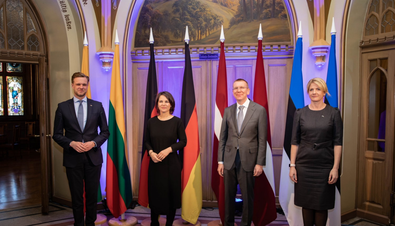 Vācijas un Baltijas valstu ārlietu ministri