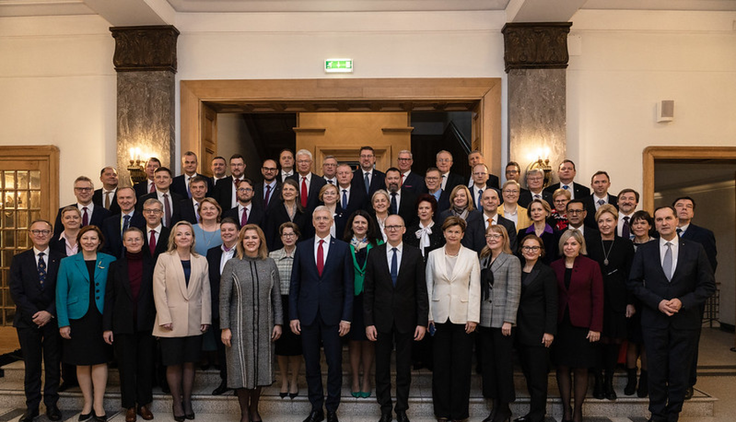 Krišjānis Kariņš, Evika Siliņa un Latvijas diplomātisko misiju vadītāji