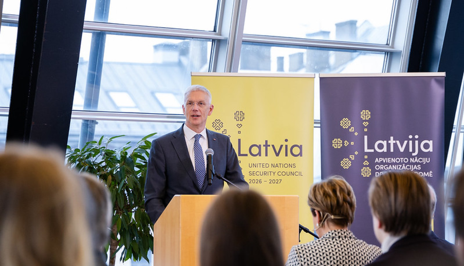 Krišjānis Kariņš piedalās Latvijas Ārpolitikas institūta ikgadējās gadagrāmatas atvēršanas svinīgajā sarīkojumā