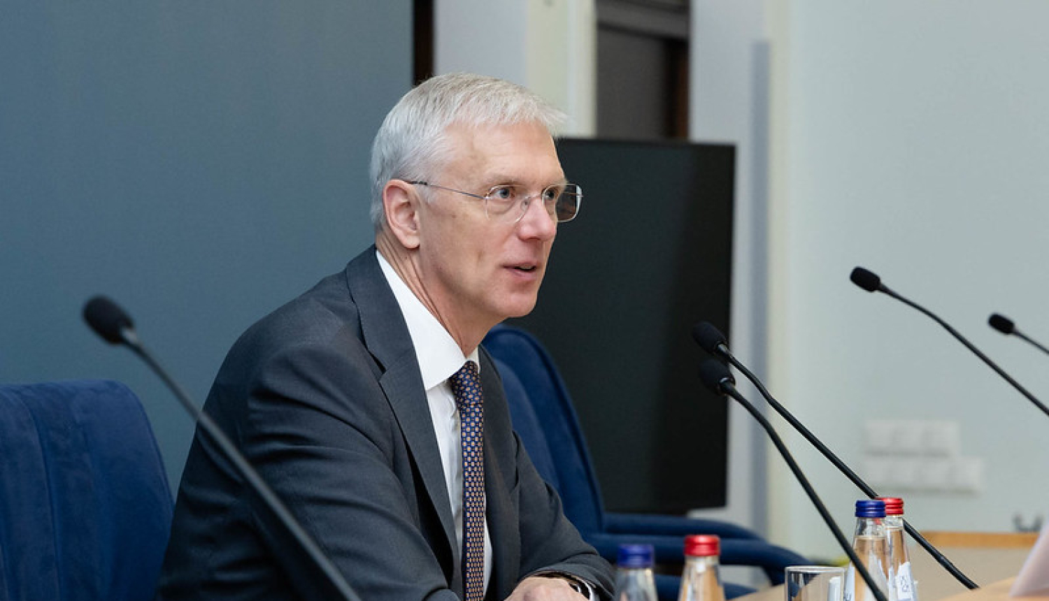 Krišjānis Kariņš seminārā par aktualitātēm ārpolitikā