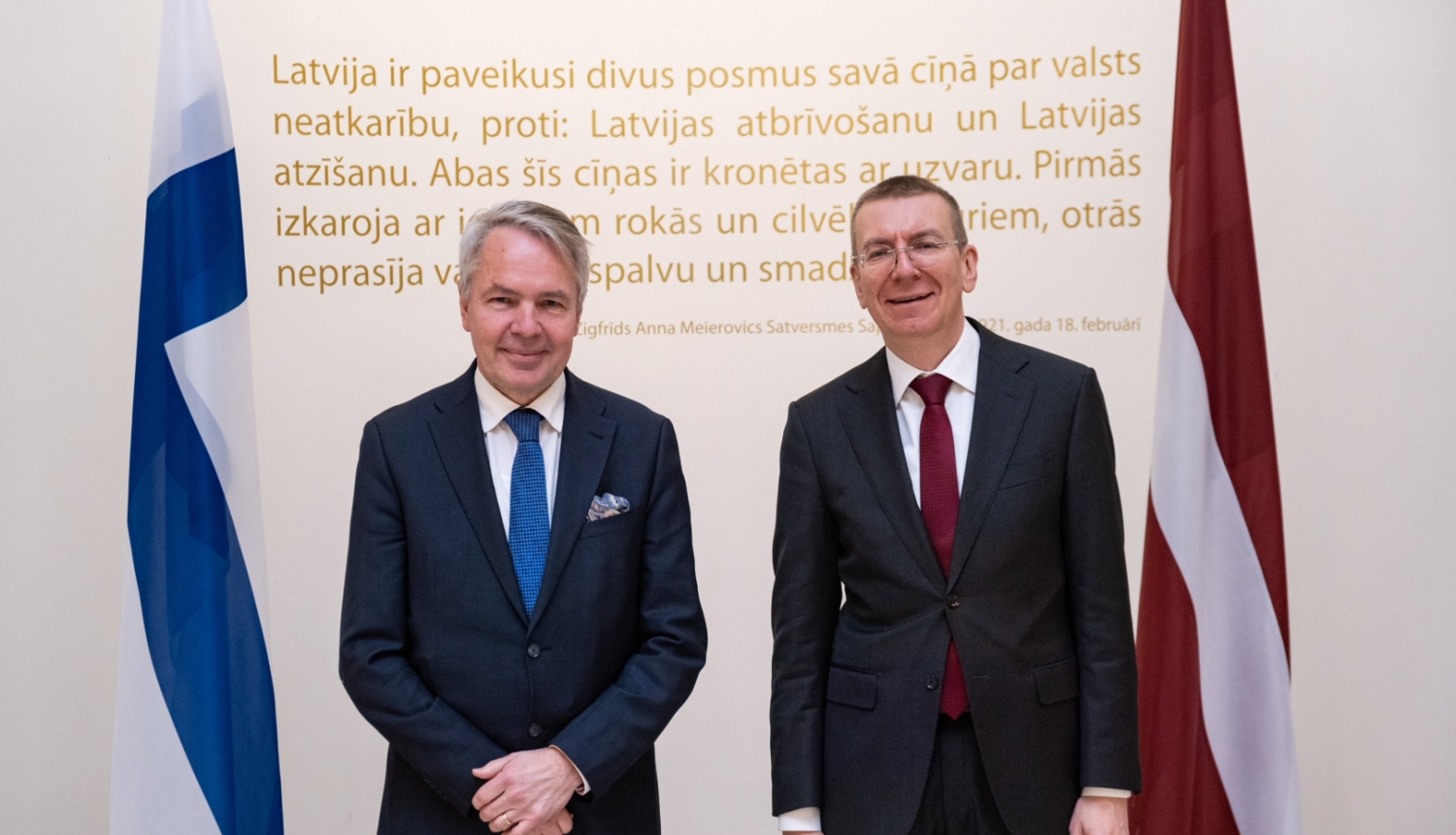 Latvijas un Somijas ārlietu ministru kopējā tikšanās