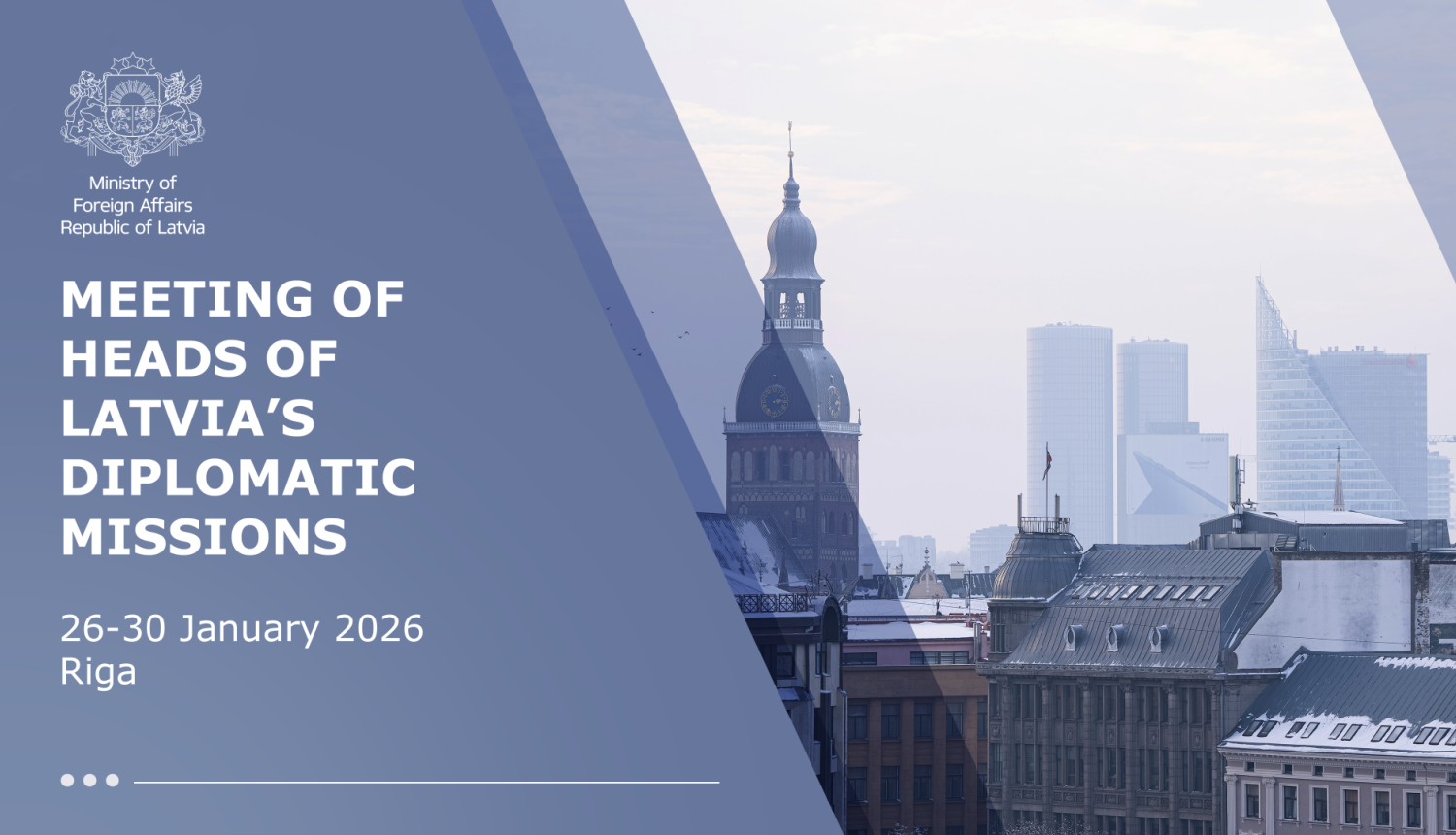 Meeting of Heads of Latvia's Diplomatic Missions banner