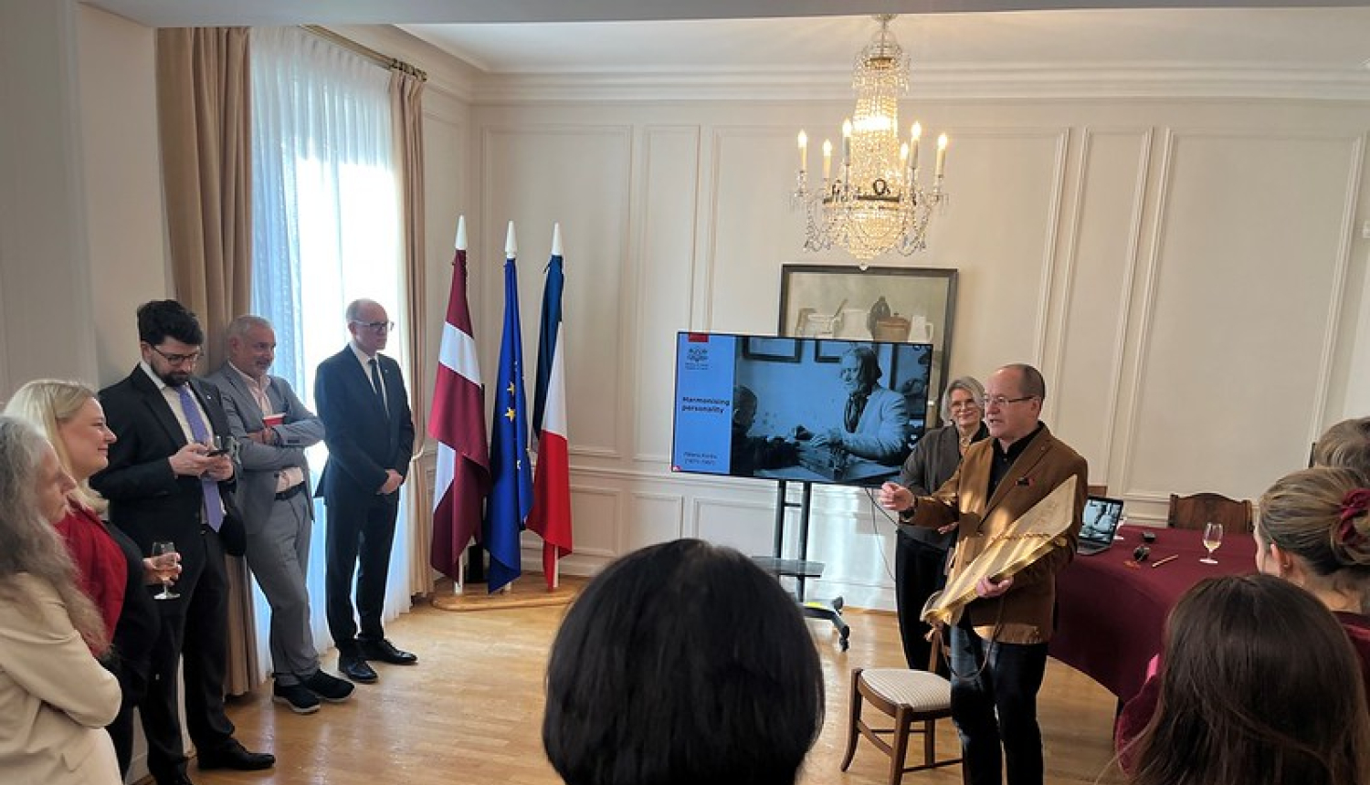 Skats uz zāli, kurā notiek pasākuma atklāšana