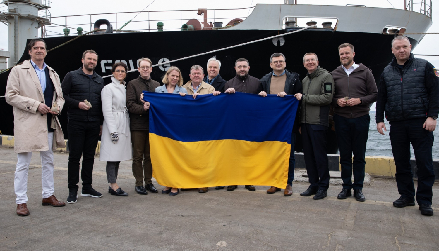 NB 8 vizītes laikā Odesā E. Rinkēvičs akcentē Latvijas nemainīgo atbalstu Ukrainai karā pret Krieviju