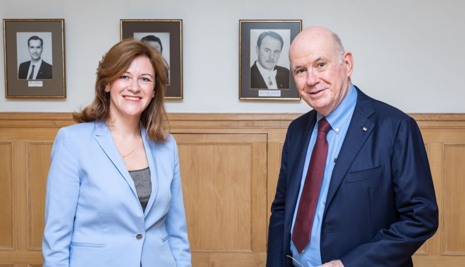 Parlamentārā sekretāre un CERN padomes prezidents pārrunā Latvijas dalības asociētās dalībvalsts statusā pirmā gada rezultātus