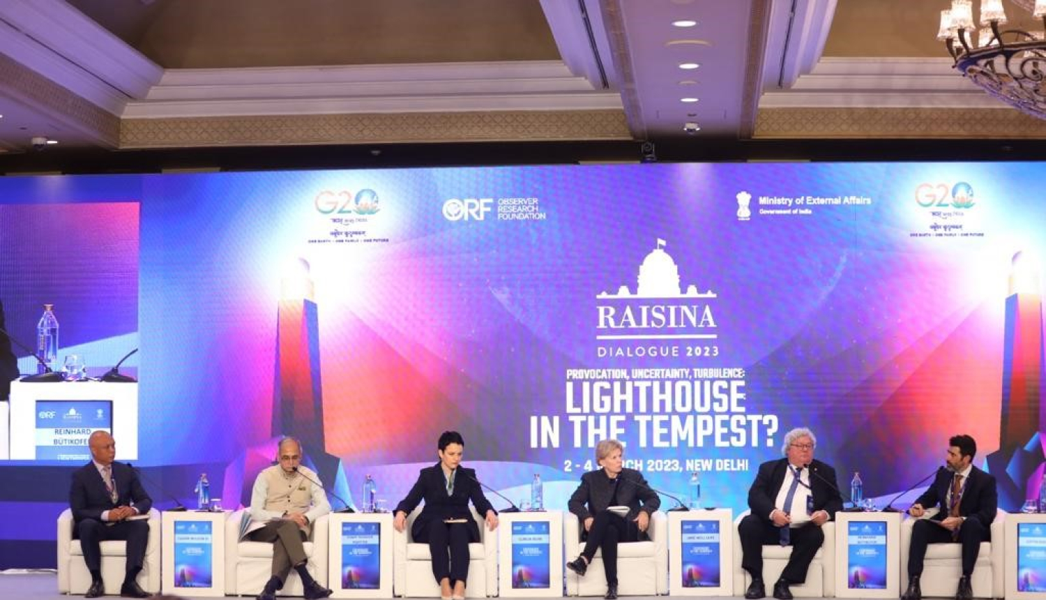 Parlamentārā sekretāre Raisinas konferencē Indijā 