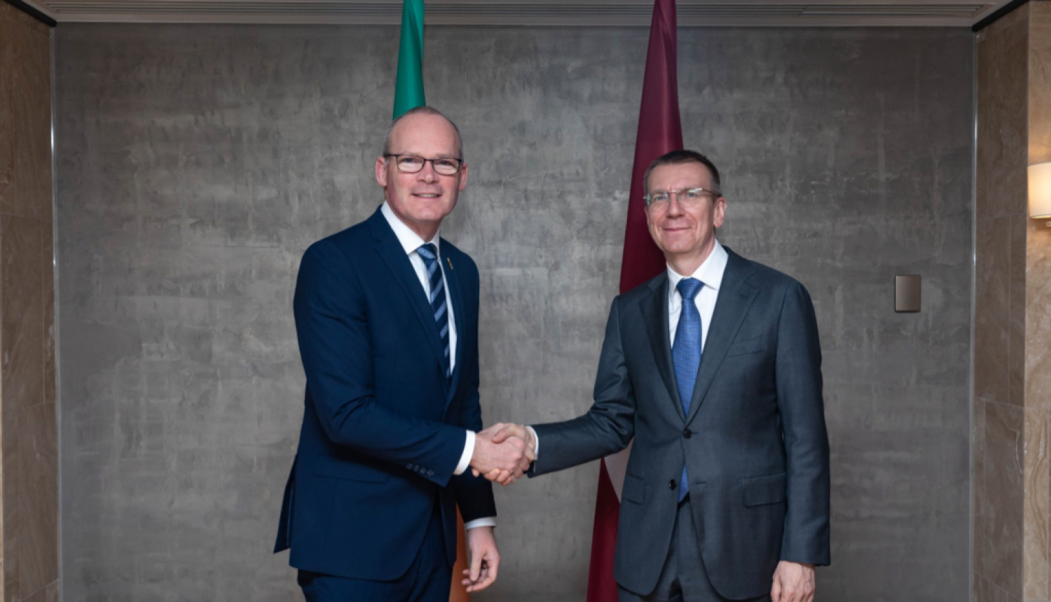 E. Rinkēvičs un S. Kovenijs